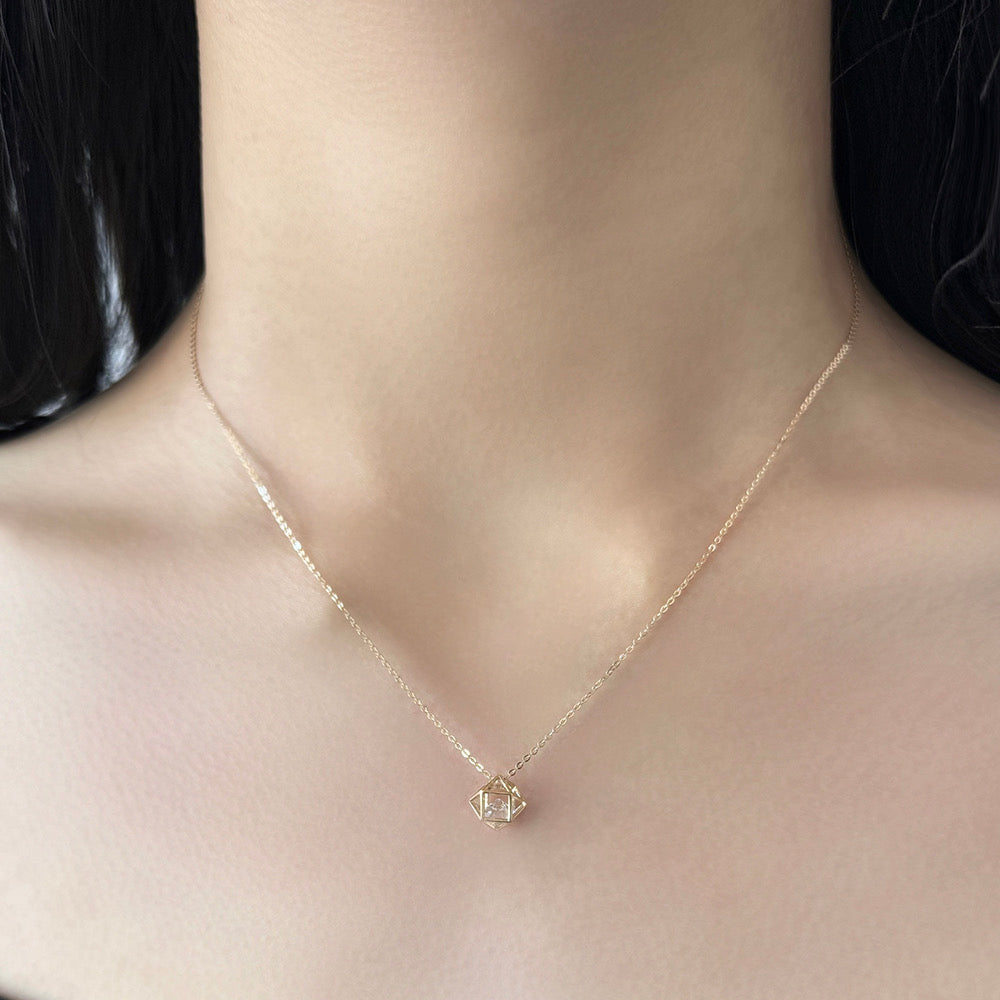 Framed Charm Necklcae
