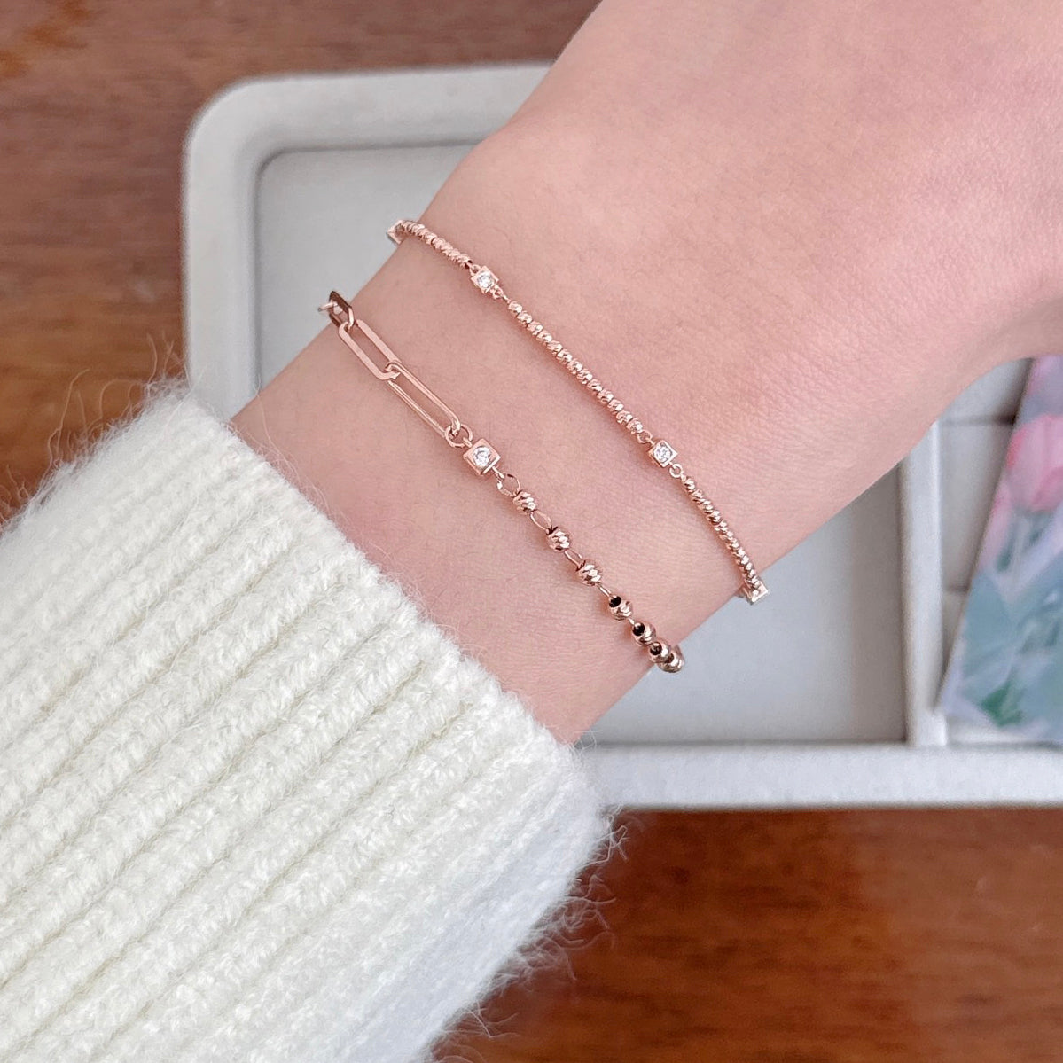 Beaded Chain Bracelet