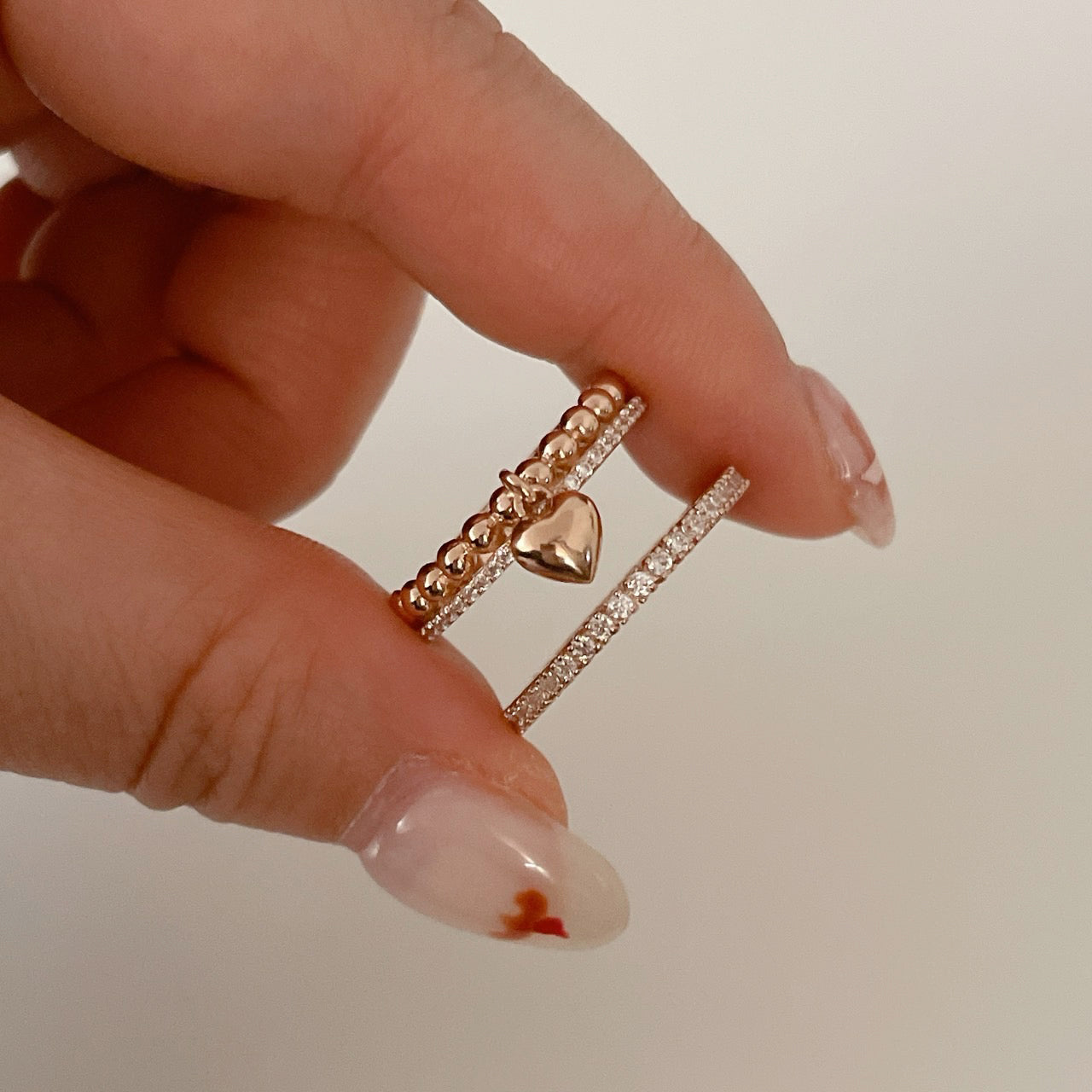 Heart Dangle Ring