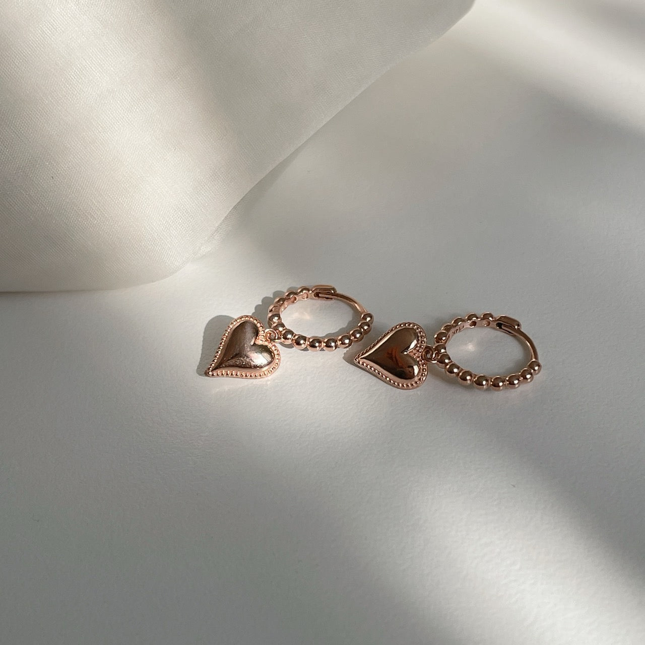 Heart Dangle Earrings