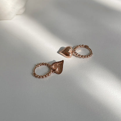 Heart Dangle Earrings