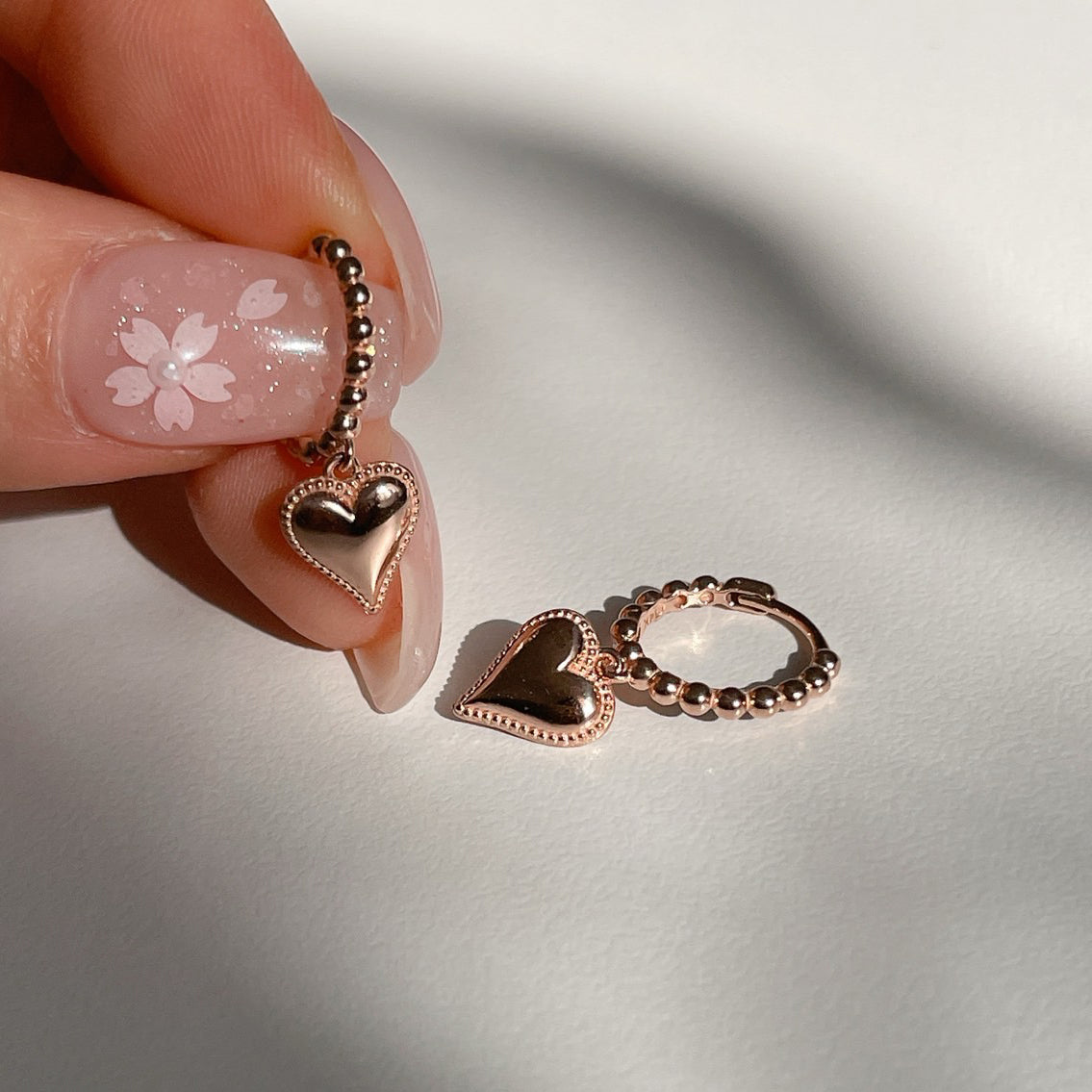 Heart Dangle Earrings