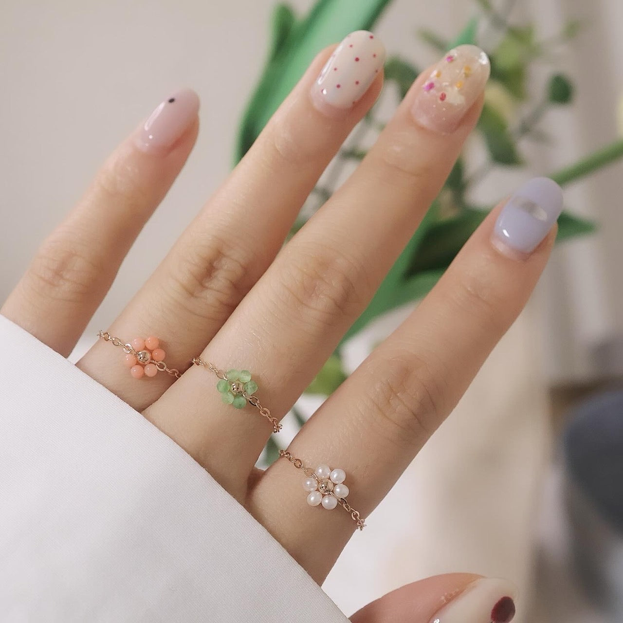 Flower Chain Ring