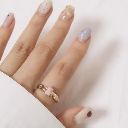 Pink Opal Ring