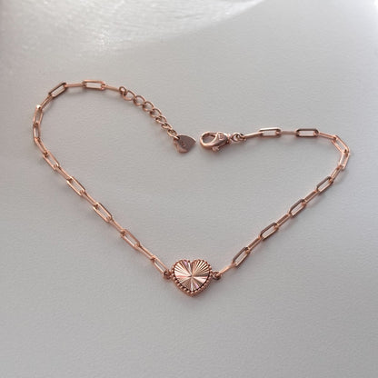 Heart Chain Bracelet