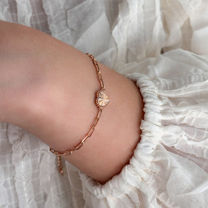 Heart Chain Bracelet