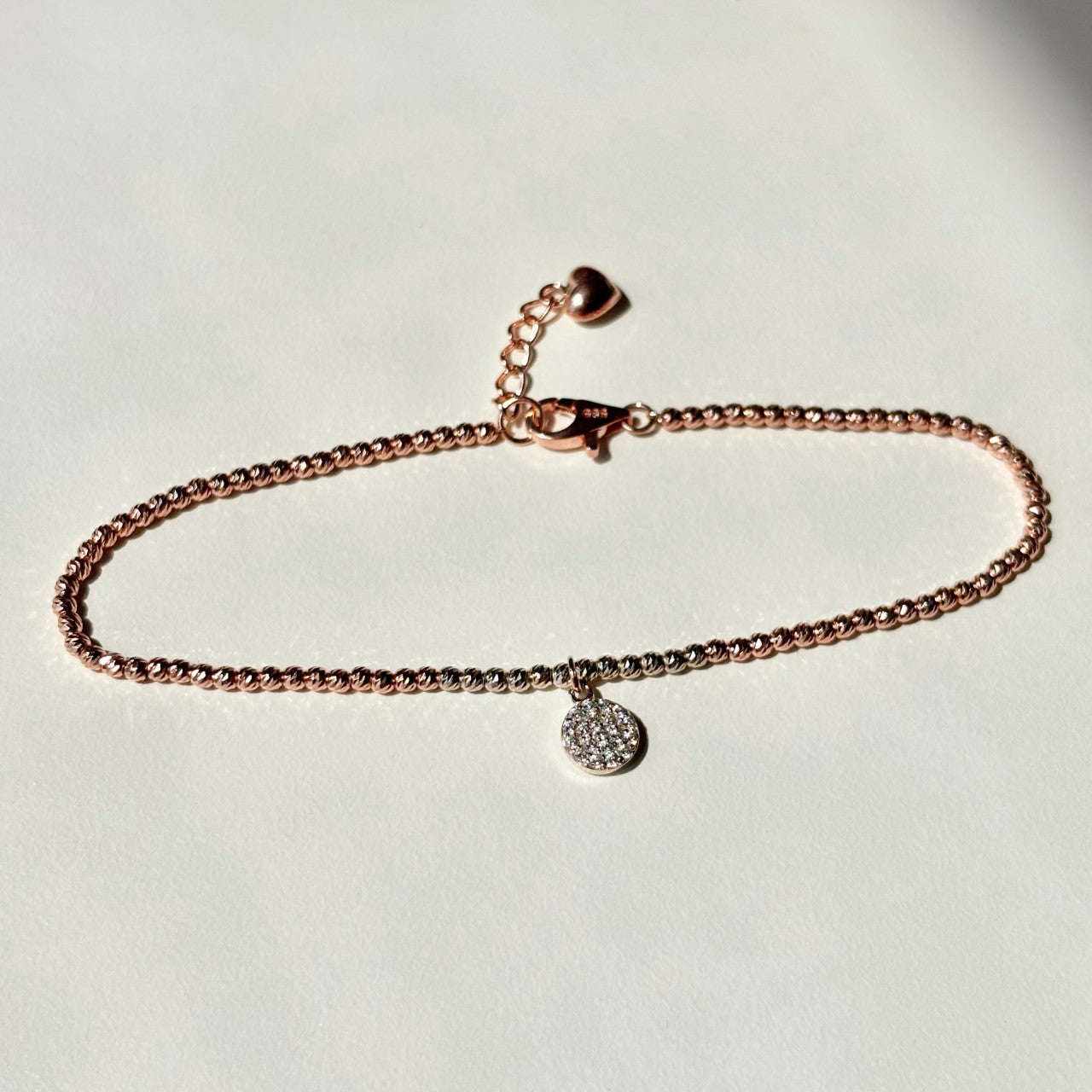 Disc Beaded Bracelet