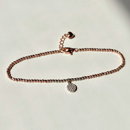 Disc Beaded Bracelet