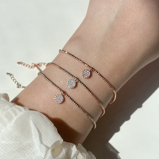 Disc Beaded Bracelet