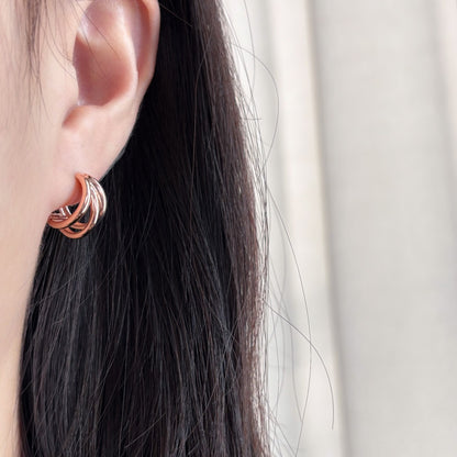 Triple Hoop Earrings