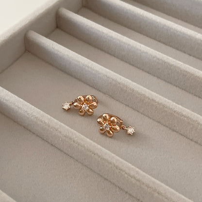 Flower Dangle Earrings