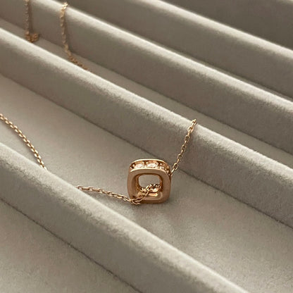 Cushion Square Necklace