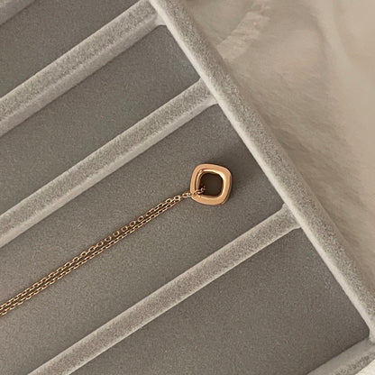 Cushion Square Necklace
