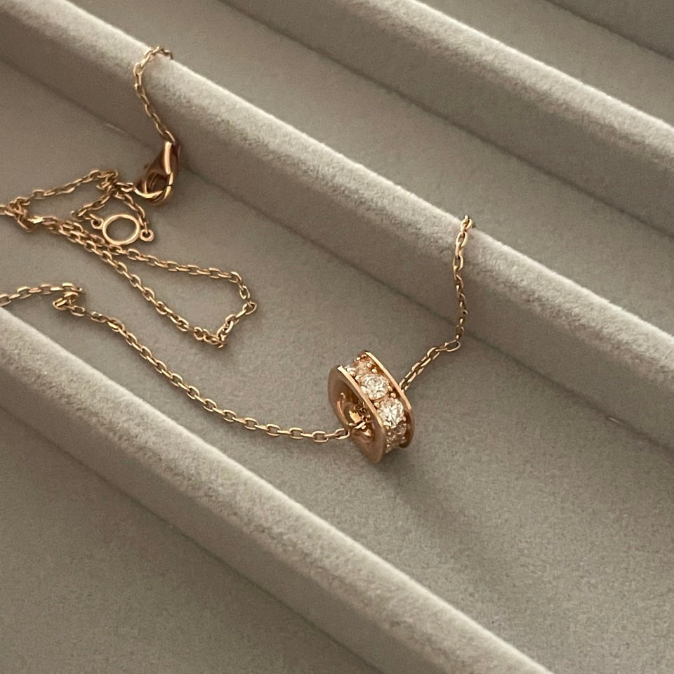 Cushion Square Necklace