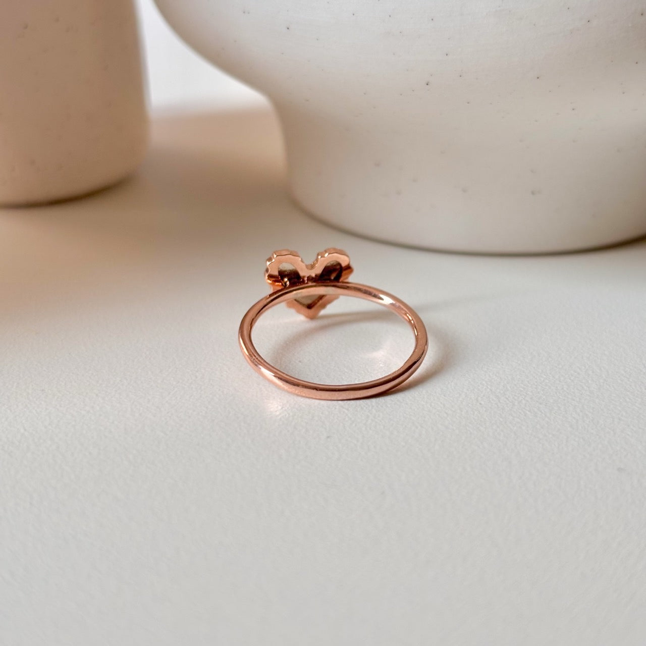 Two Tone Heart Ring