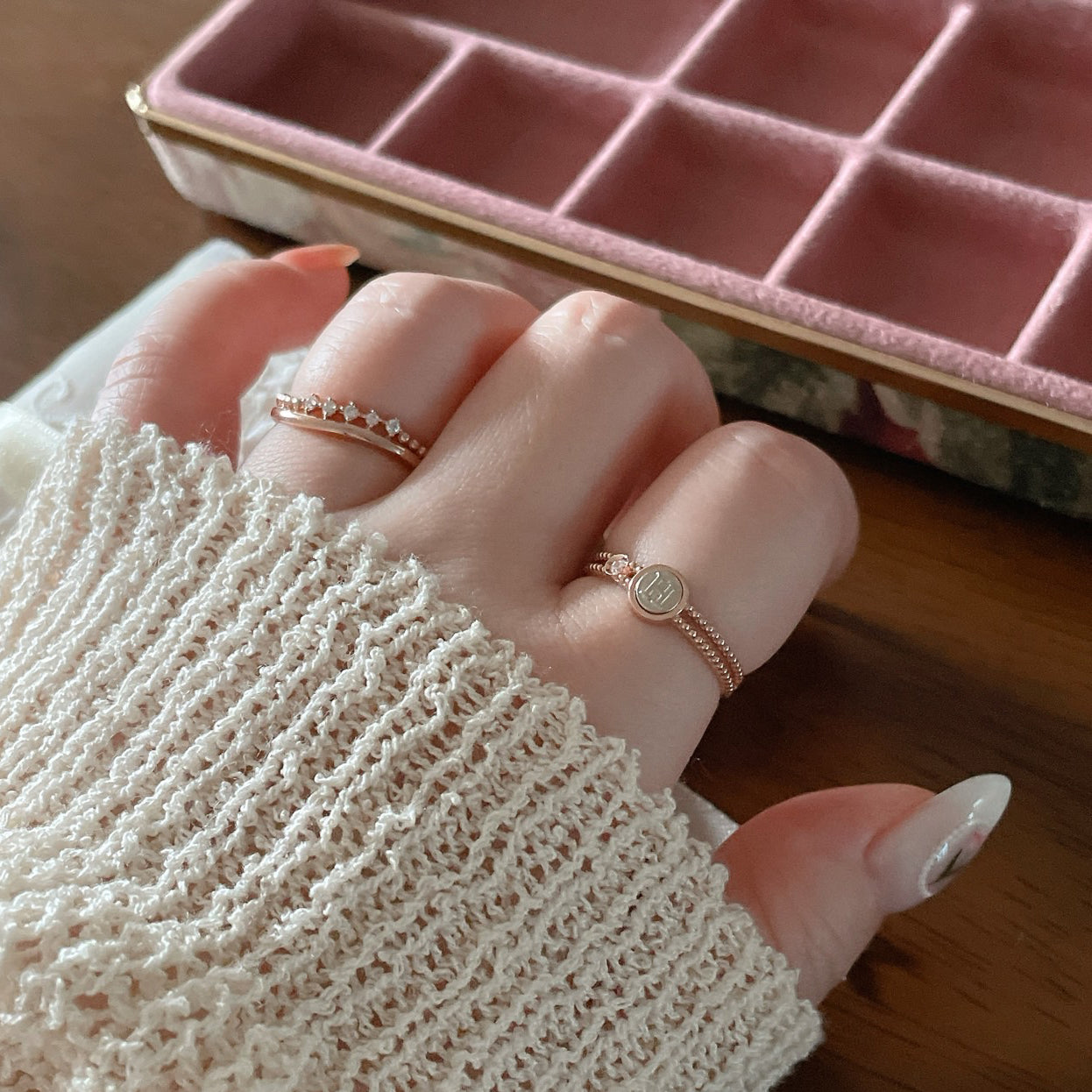 Double Row Ring