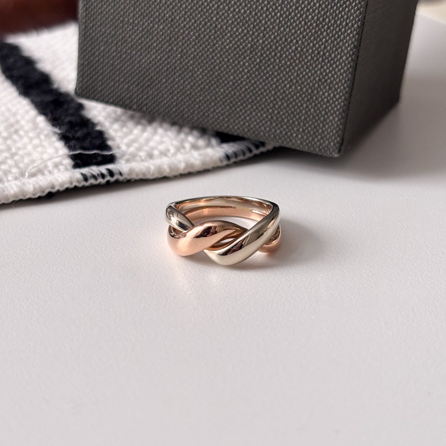 Twist Two Tone Ring