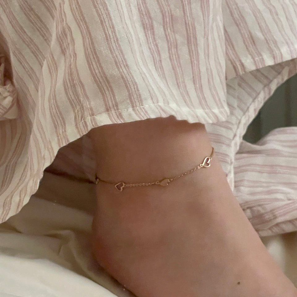 Heart Station Anklet