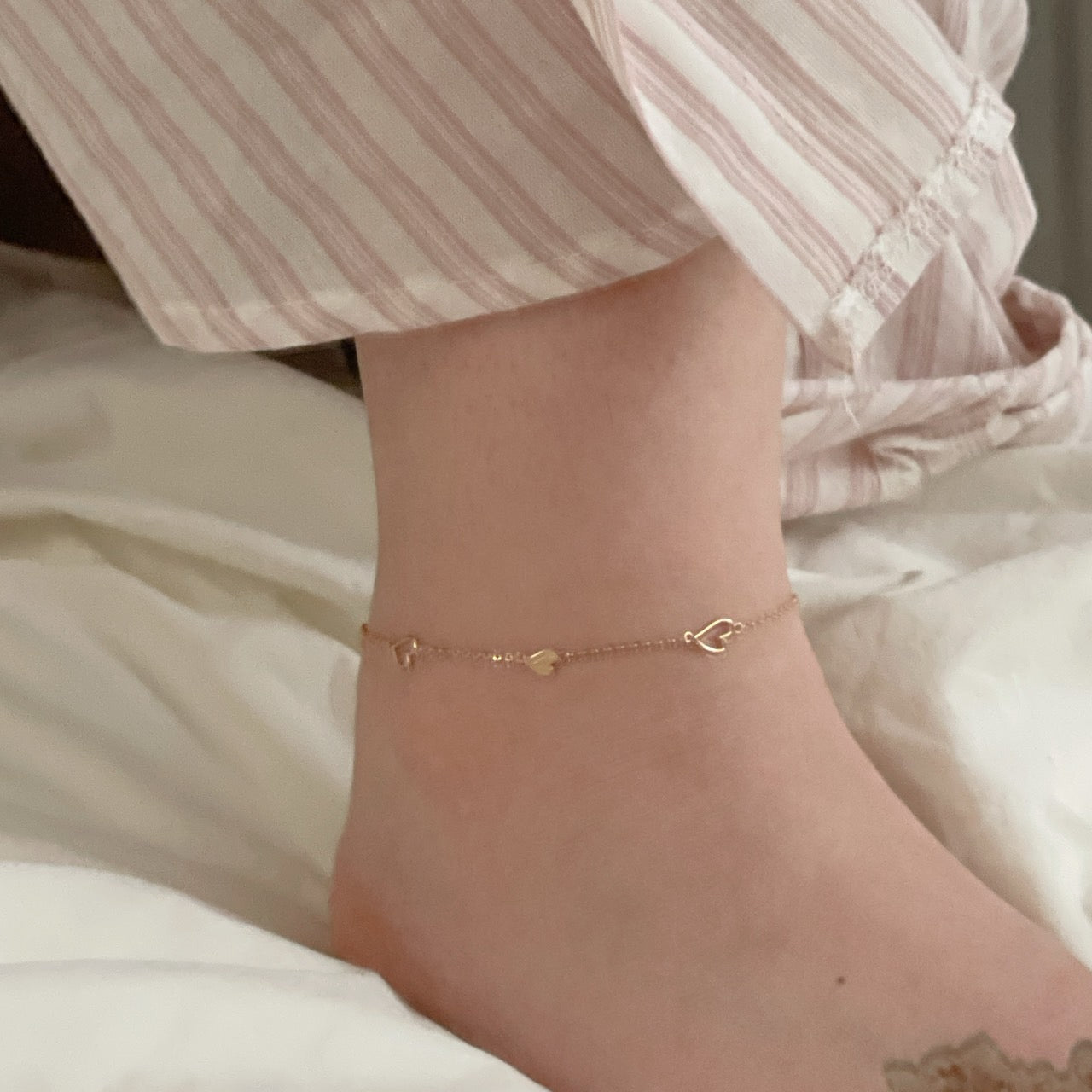Heart Station Anklet