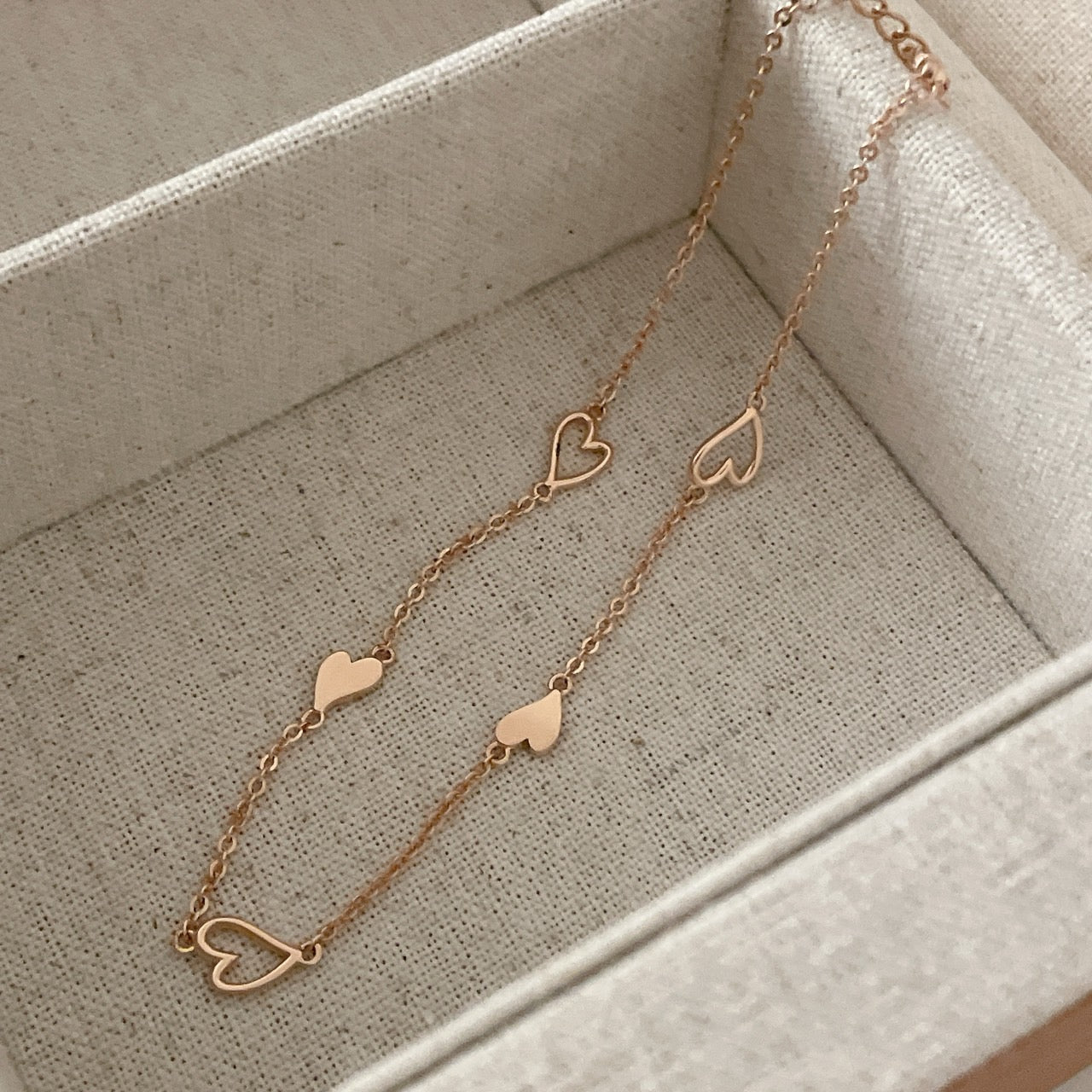 Heart Station Anklet