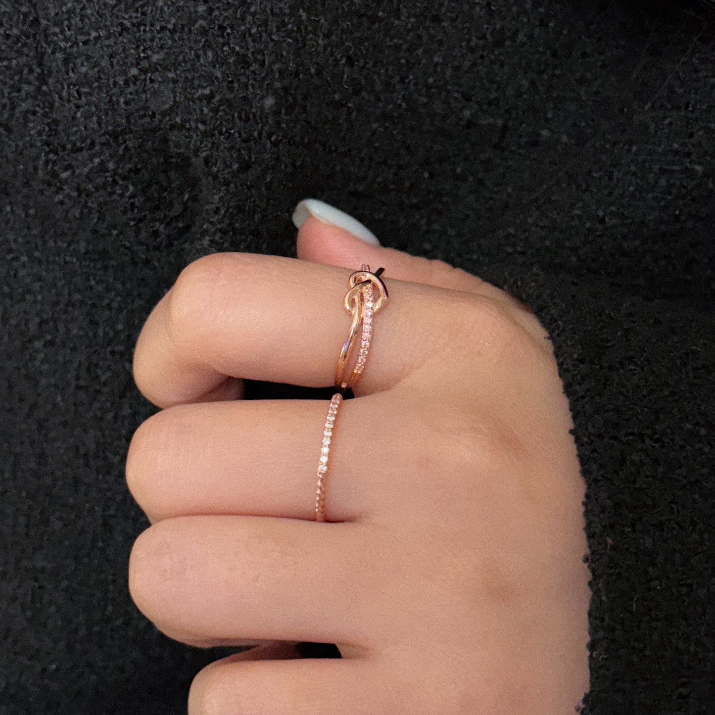 Pretzel Heart Ring