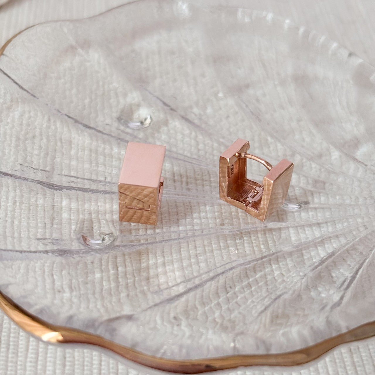 Rectangle Hoop Earrings