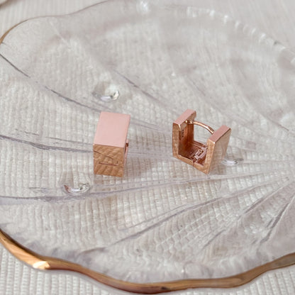 Rectangle Hoop Earrings