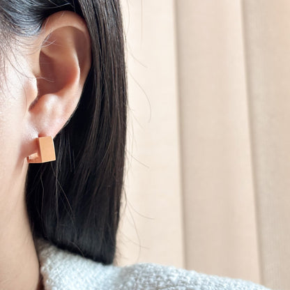 Rectangle Hoop Earrings