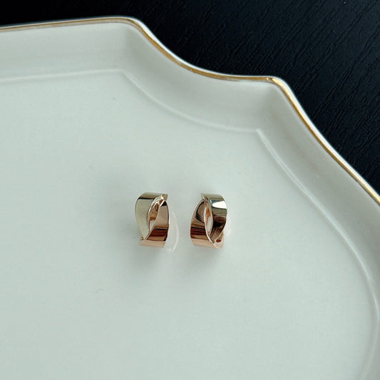 Curved Hoop Earrings