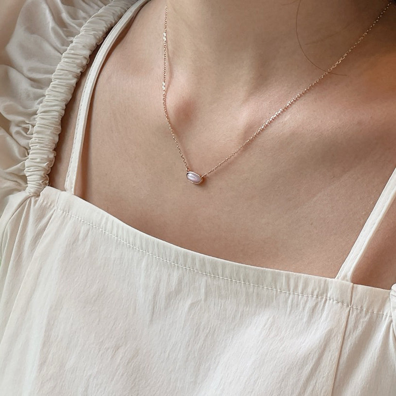 Pink Mother of Pearl Necklace