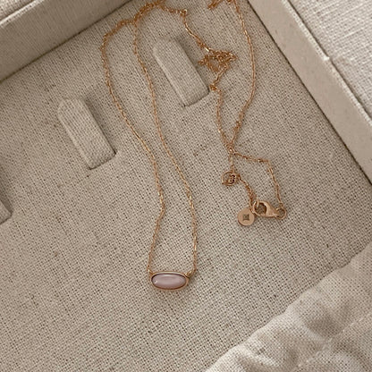 Pink Mother of Pearl Necklace