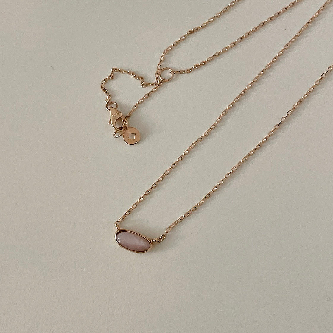 Pink Mother of Pearl Necklace