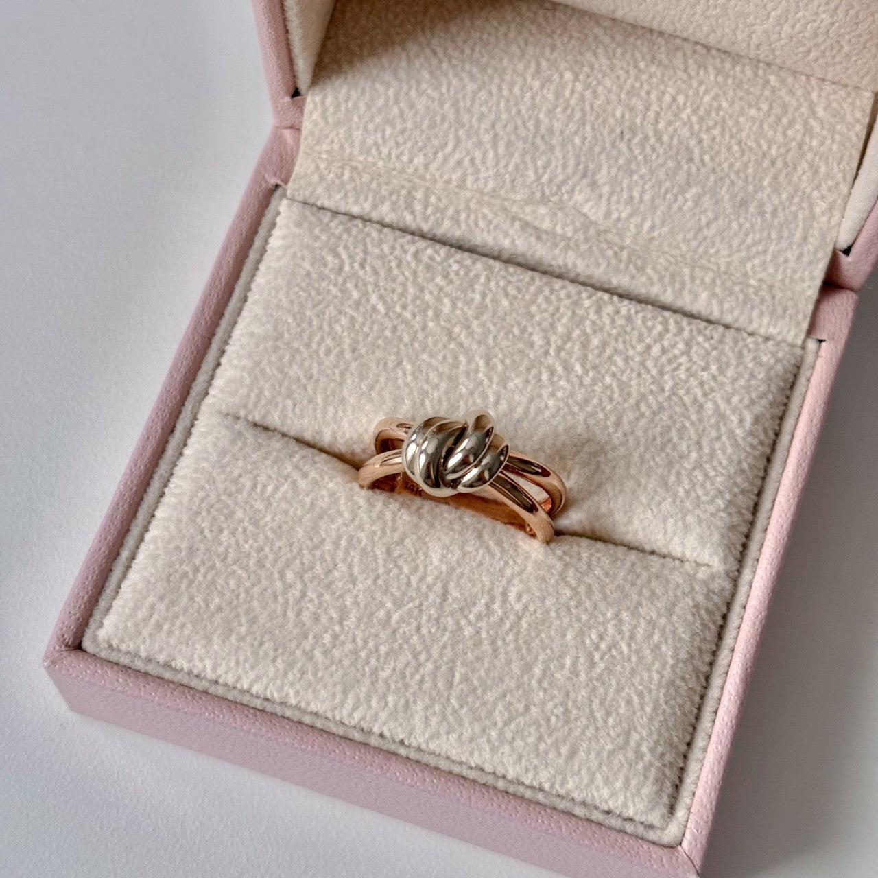 Two Tone Knot Ring
