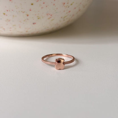Bear & Heart Ring