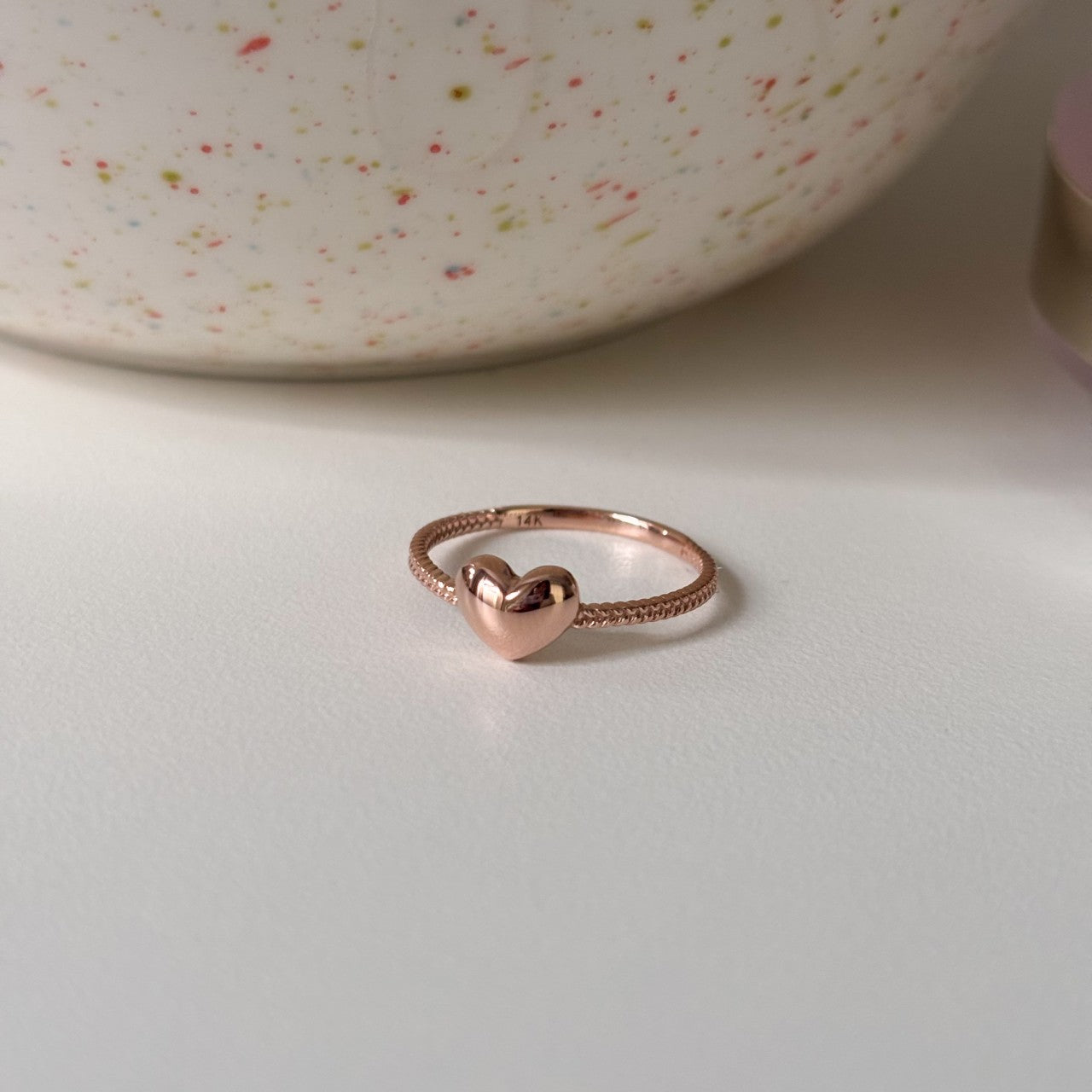 Bear & Heart Ring