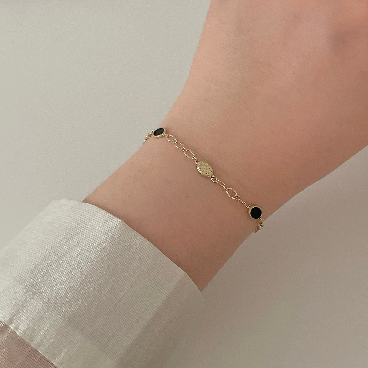 Onyx Chain Bracelet