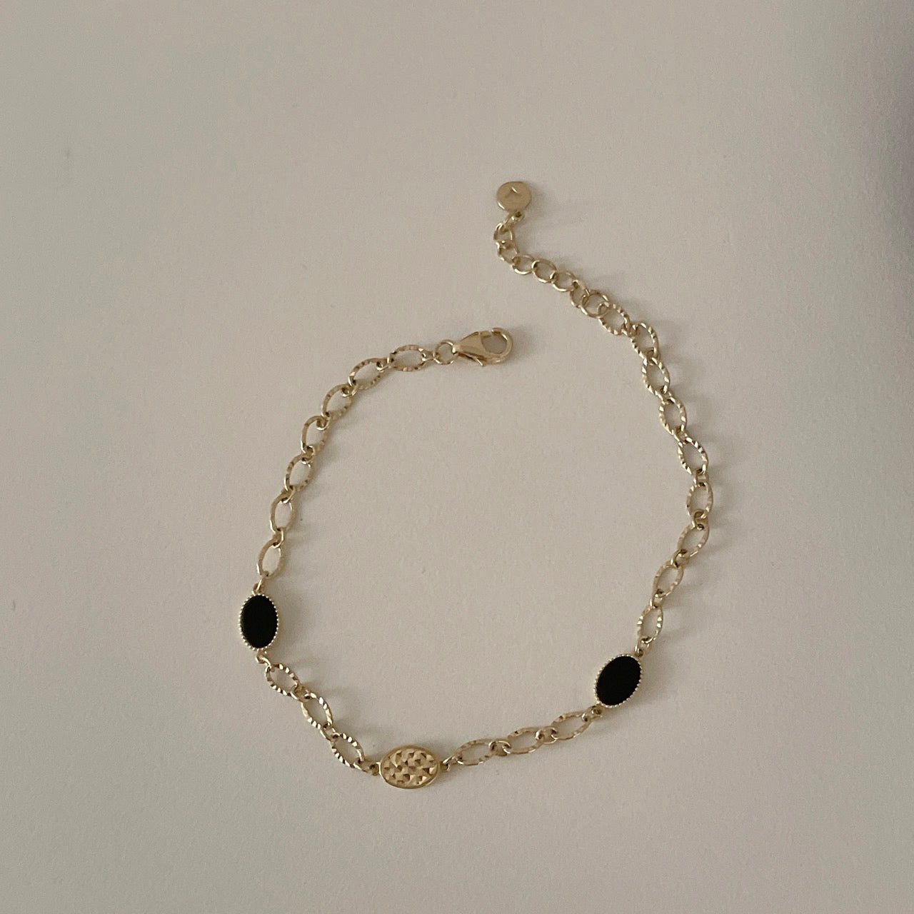 Onyx Chain Bracelet