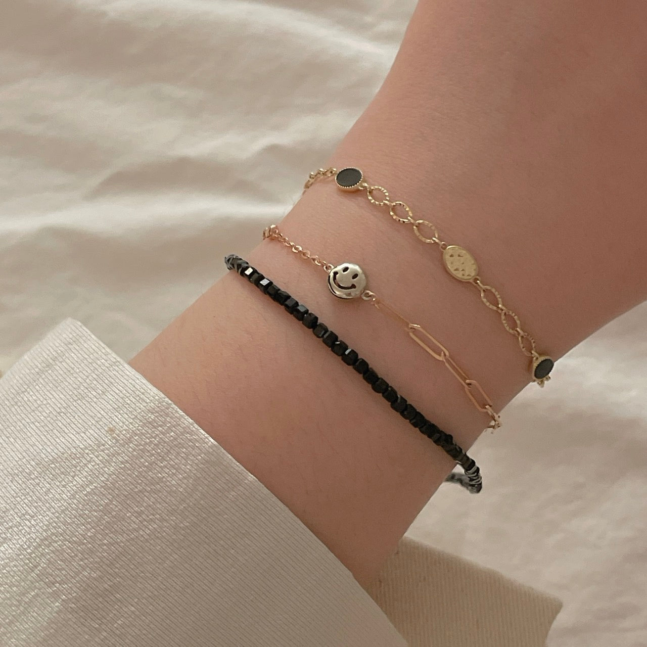 Onyx Chain Bracelet