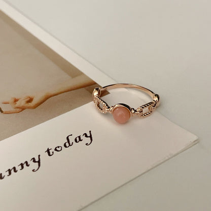 Pink Opal Ring