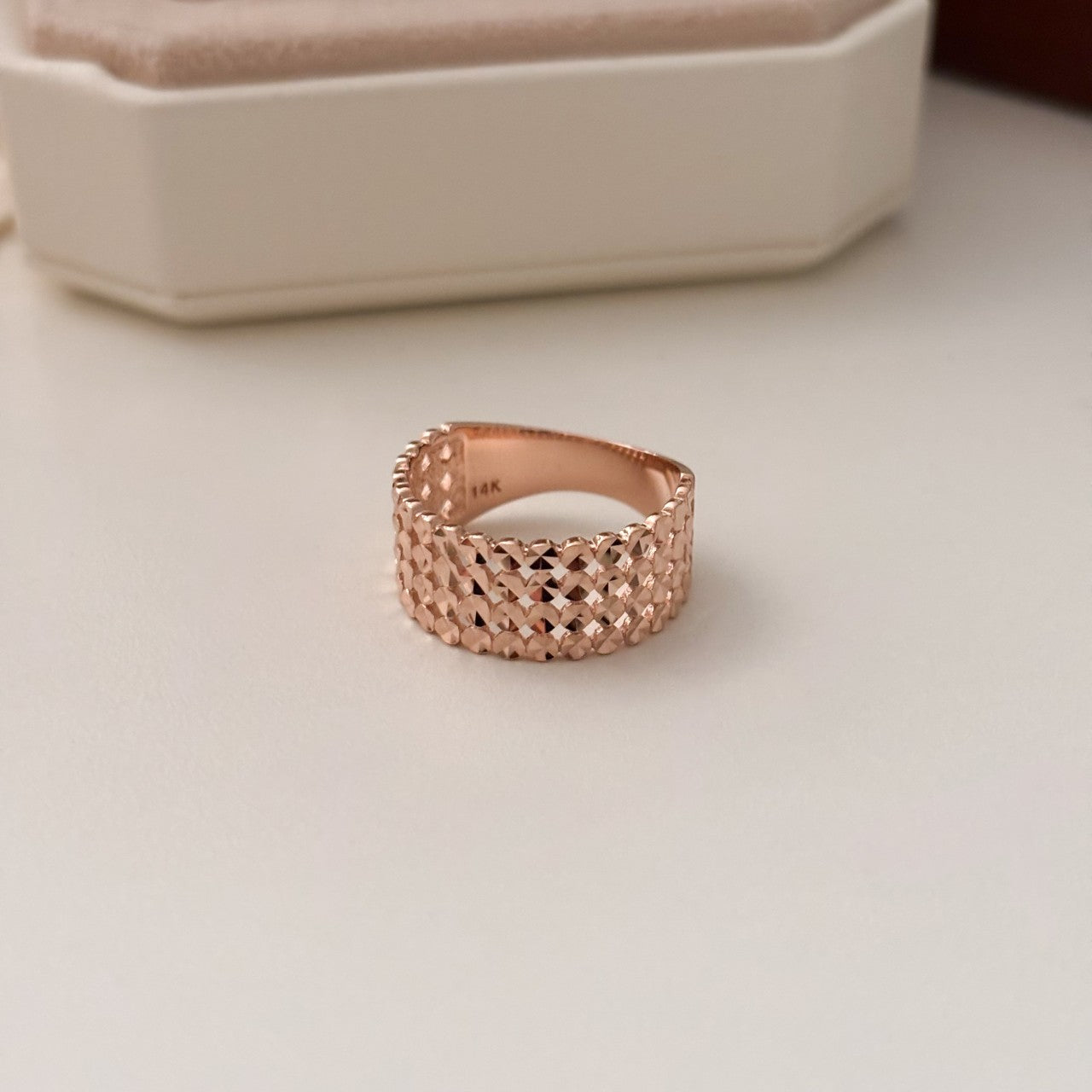 4 Row Band Ring