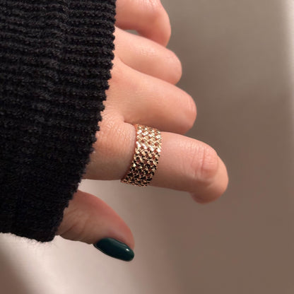 4 Row Band Ring