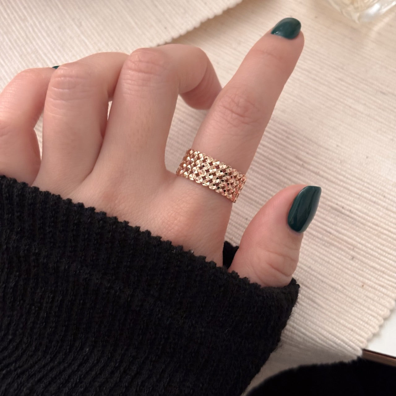 4 Row Band Ring