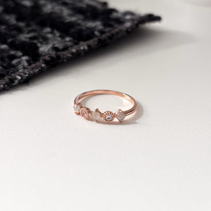 Gray Diamond Ring