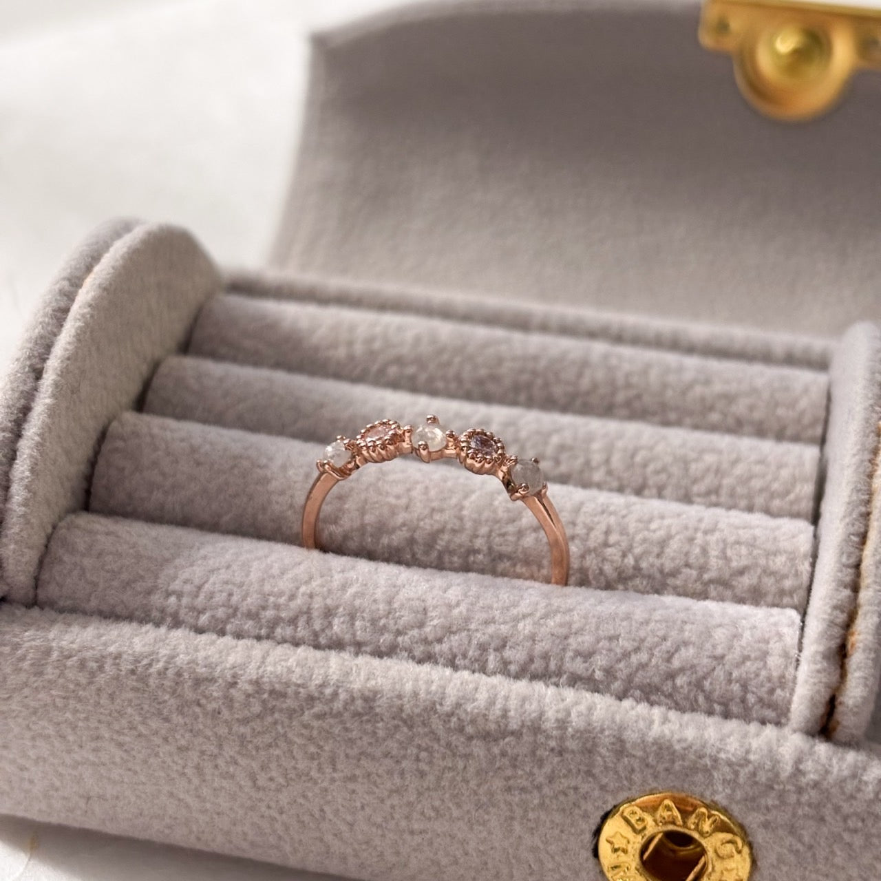 Gray Diamond Ring