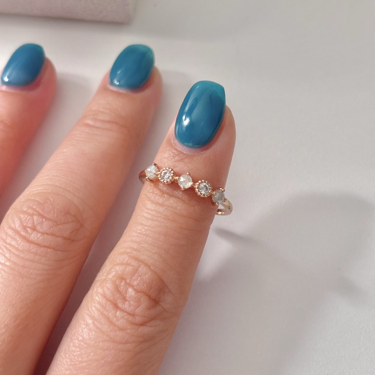 Gray Diamond Ring