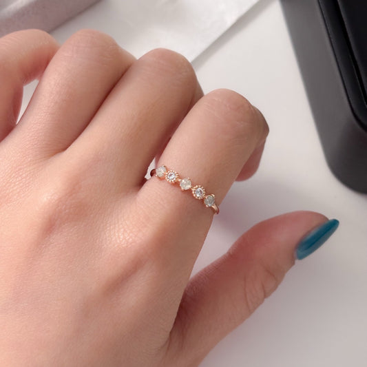 Gray Diamond Ring