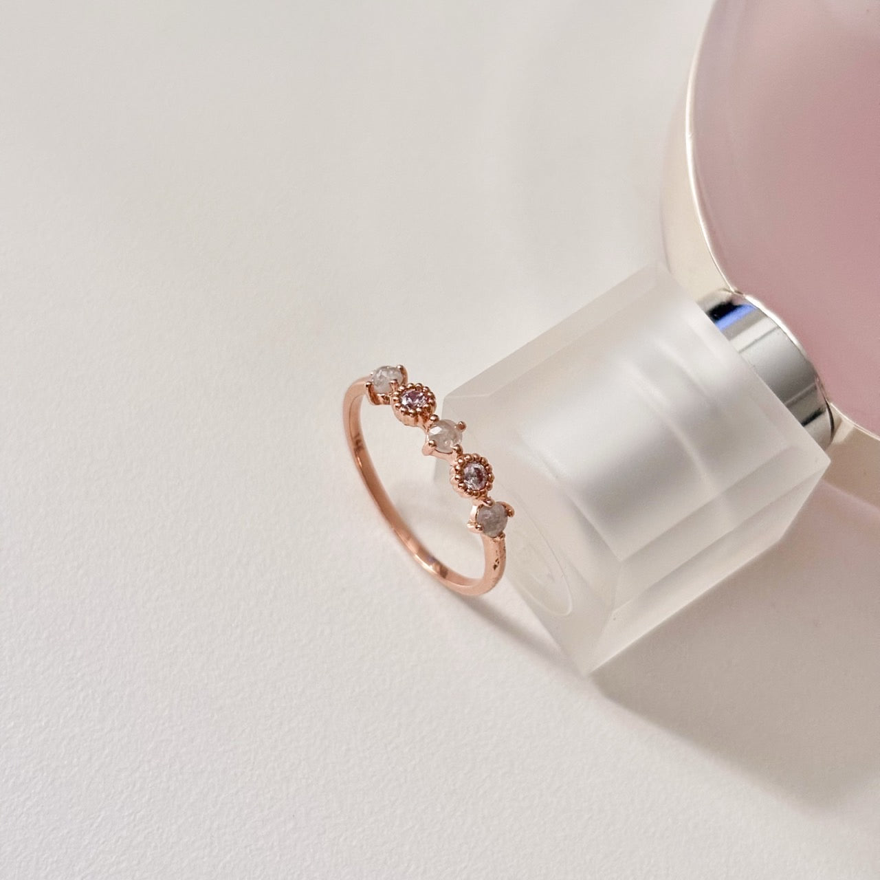 Gray Diamond Ring