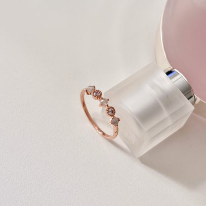 Gray Diamond Ring