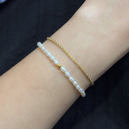 Rice Pearl Bracelet