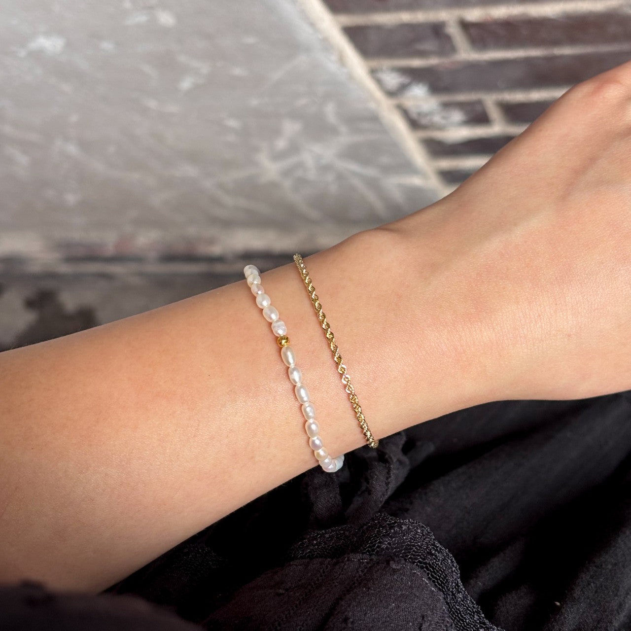 Rice Pearl Bracelet